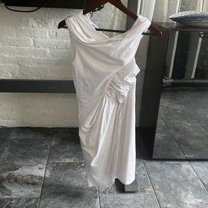 New with tags IRO drapery short white dress in size small!